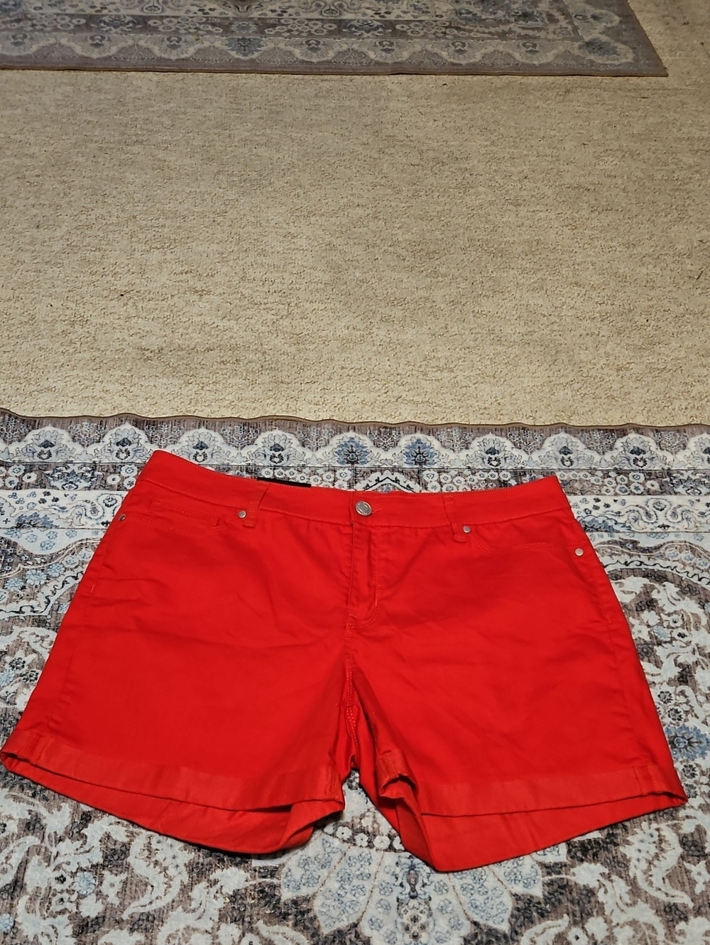Relativity Red Women's Bermuda Shorts